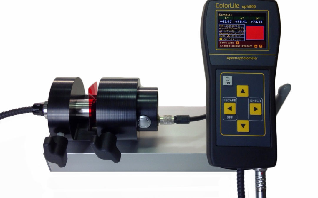 Spektralphotometer mit UK Halter für transmission farbmessung